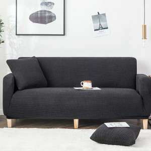Чехол для дивана арт ДД8, цвет:чёрный
