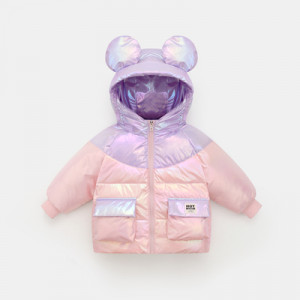 Куртка  детская арт КД22, цвет: фиолетово-розовый