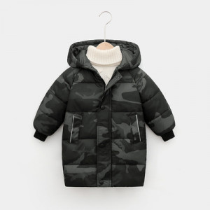 Куртка детская арт КД7, цвет: камуфляж чёрный