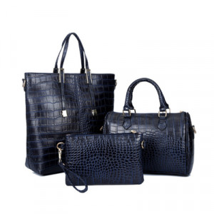 Набор сумок из 3 предметов, арт А55, цвет:тёмно-синий