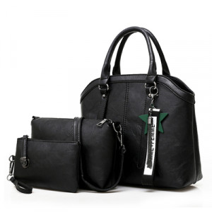 Набор сумок из 3 предметов, арт А60, цвет: чёрный