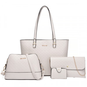 Набор сумок из 4 предметов, арт А65, цвет:белый