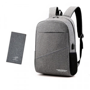 Рюкзак и кошелёк, арт Р21, цвет:серый ОЦ