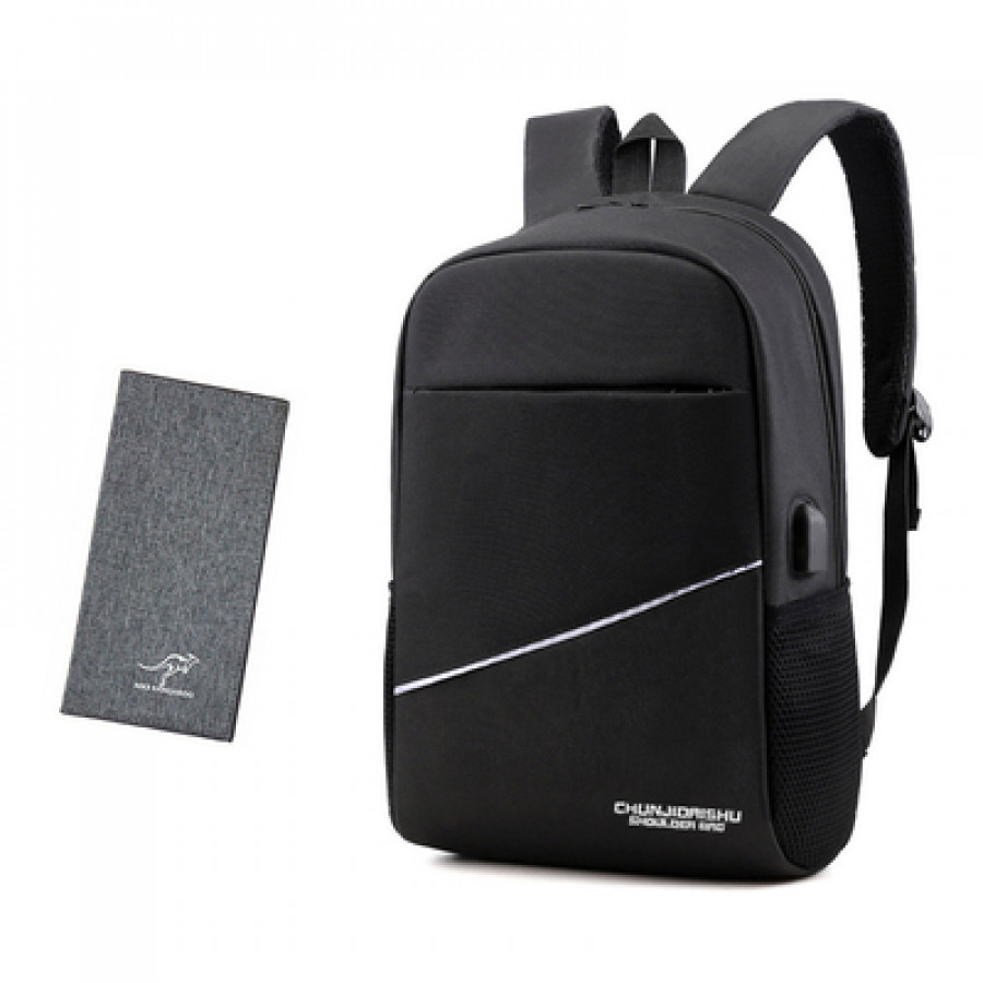 Рюкзак и кошелёк, арт Р21, цвет:чёрный ОЦ