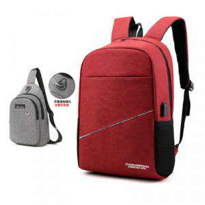 Рюкзак и сумка, арт Р21, цвет:красный ОЦ