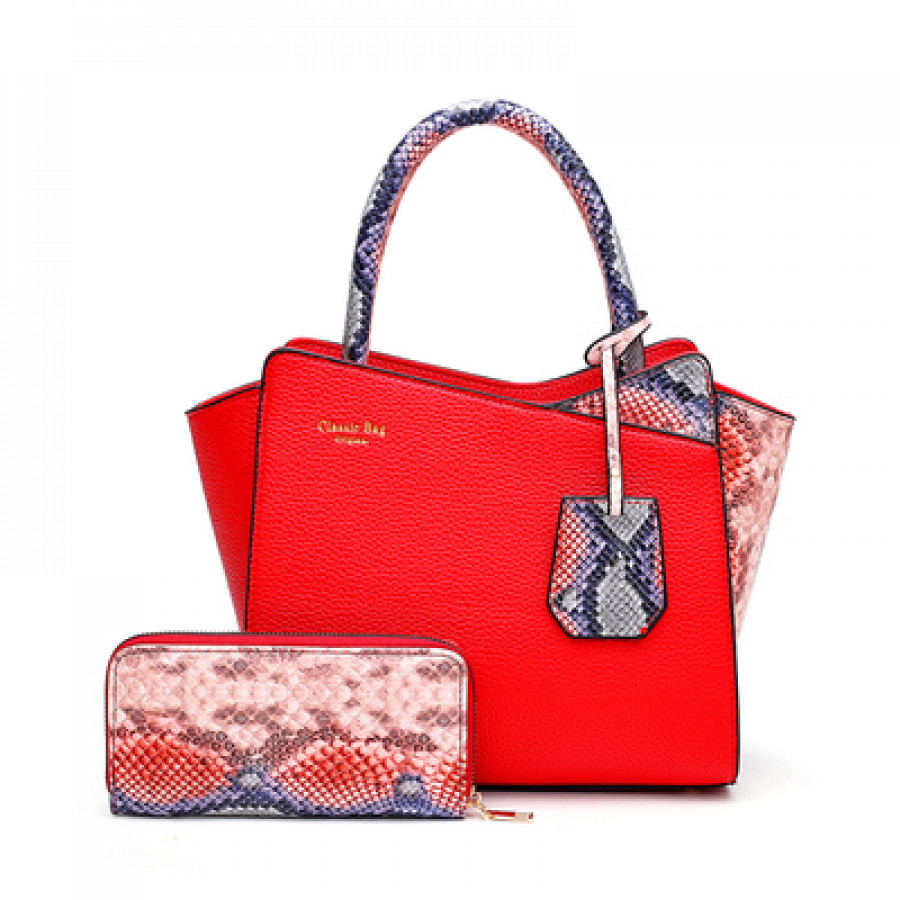 Набор сумок из 2 предметов, арт А78, цвет:красный