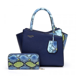 Набор сумок из 2 предметов, арт А78, цвет:синий