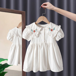 Платье детское, арт КД41, цвет:молочное