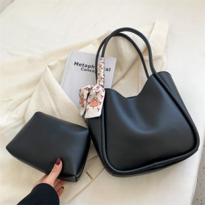 Набор сумок из 2 предметов, арт А81, цвет:чёрный