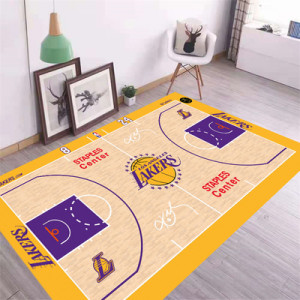 Ковёр арт КВ15, цвет: баскетбольная площадка