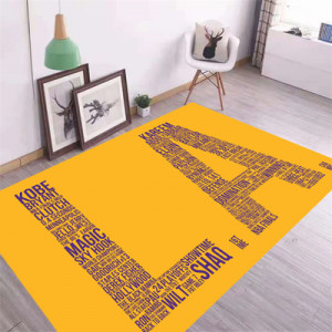 Ковёр арт КВ15, цвет: жёлтый