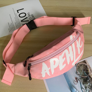 Поясная сумка, сумка через плечо арт МК4, цвет: PU розовый