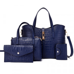 Набор сумок из 4 предметов, арт А84, цвет: синий ОЦ
