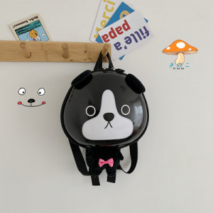 Рюкзак для малышей, арт РМ1, цвет:чёрный щенок