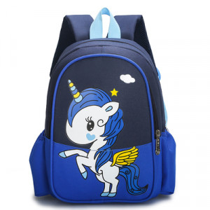 Рюкзак детский, арт РМ3, цвет: единорог тёмно-синий