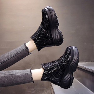 Ботинки женские, арт ОБ93, цвет: чёрный