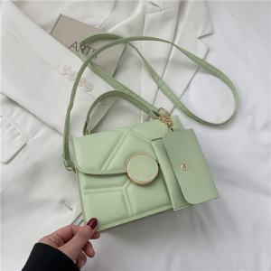 Набор сумок из 2 предметов, арт А103, цвет:зеленый ОЦ