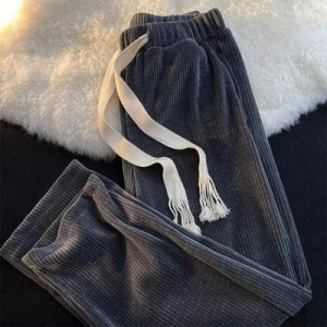 Вельветовые штаны мужские, арт МЖ143, цвет:серый