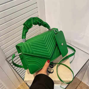 Набор сумок из 2 предметов, арт А136, цвет: зелёный ОЦ