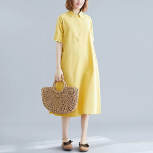 Платье женское, арт КЖ488, цвет:  жёлтый ОЦ