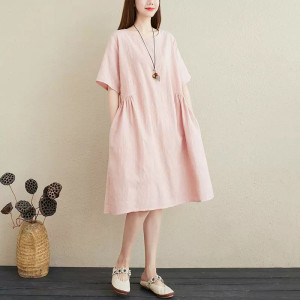 Платье женское, арт КЖ490, цвет: розовый ОЦ