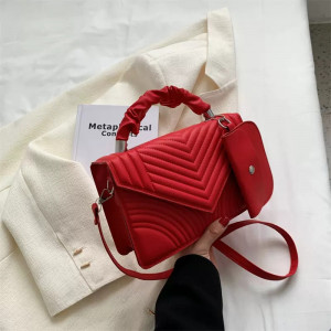 Набор сумок из 2 предметов, арт А136, цвет: красный ОЦ