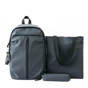 Набор рюкзак из 3 предметов, арт Р133, цвет: серый