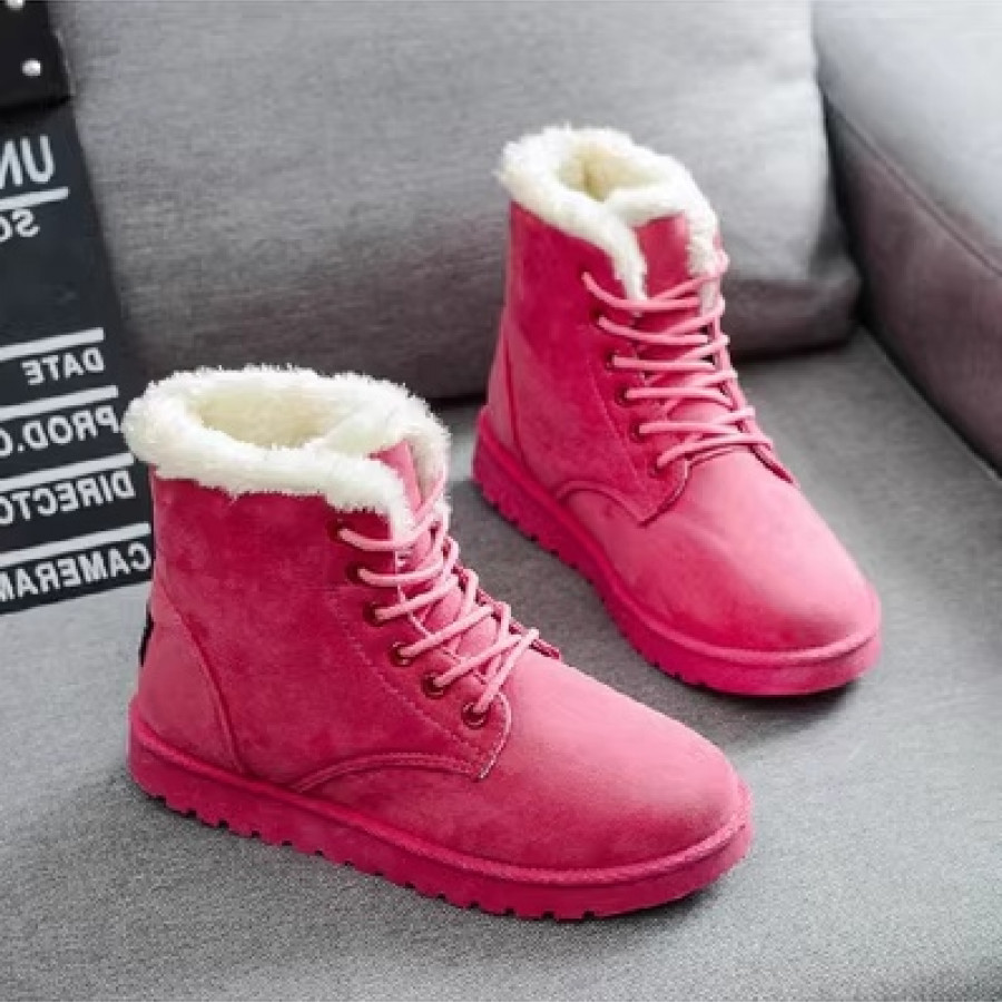 Ботинки зимние женские арт ОБ204 цвет: розовый ОЦ