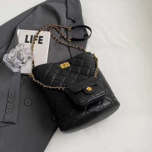Набор сумок из 2 предметов, арт А125, цвет: чёрный ОЦ