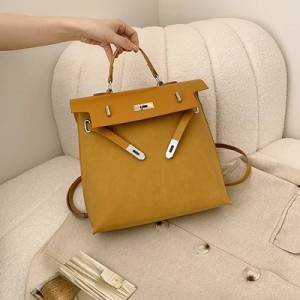 Рюкзак женский, арт Р145, цвет: коричневый ОЦ