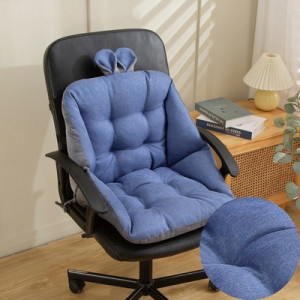 Подушка для сиденья, арт 24031,  цвет: синий лён ОЦ