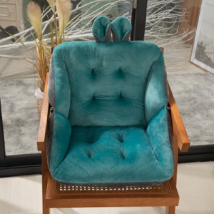 Подушка для сиденья,  арт 24031, цвет: морской бархат ОЦ