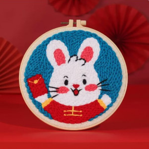 Набор для ковровой вышивки, арт ТВ1, цвет: Богатый кролик