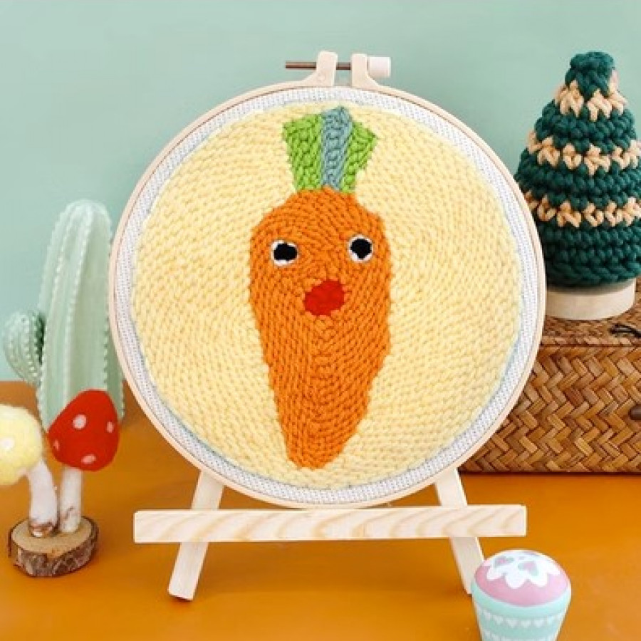 Набор для ковровой вышивки, арт ТВ2, цвет: морковь ОЦ