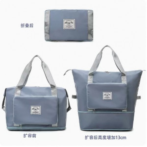 Дорожная сумка арт СС2, цвет: туманный синий