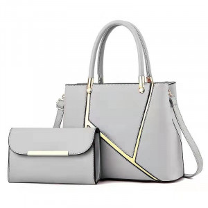 Набор сумок из 2 предметов, арт А113, цвет:серый ОЦ