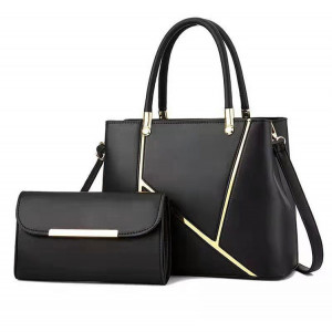Набор сумок из 2 предметов, арт А113, цвет:чёрный ОЦ