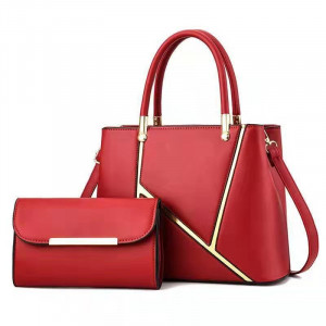 Набор сумок из 2 предметов, арт А113, цвет:бордовый ОЦ