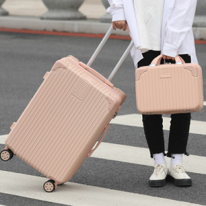 Набор чемодан и сумка, арт ЧД3, цвет:хаки