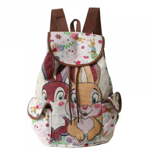 Рюкзак женский, арт Р147, цвет: кролик ОЦ