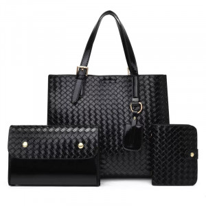 Набор сумок из 3 предметов, арт А142, цвет: чёрный ОЦ
