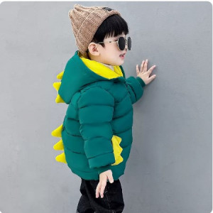Куртка детская, арт КД133, цвет:тёмно-зелёный