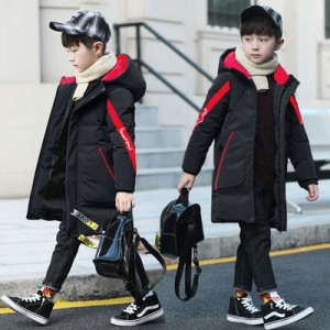 Куртка подростковая для мальчиков, арт КД174, цвет: чёрный