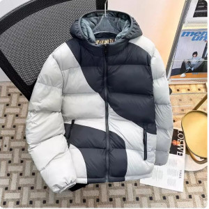 Куртка мужская, арт МВ3, цвет: бело-серый