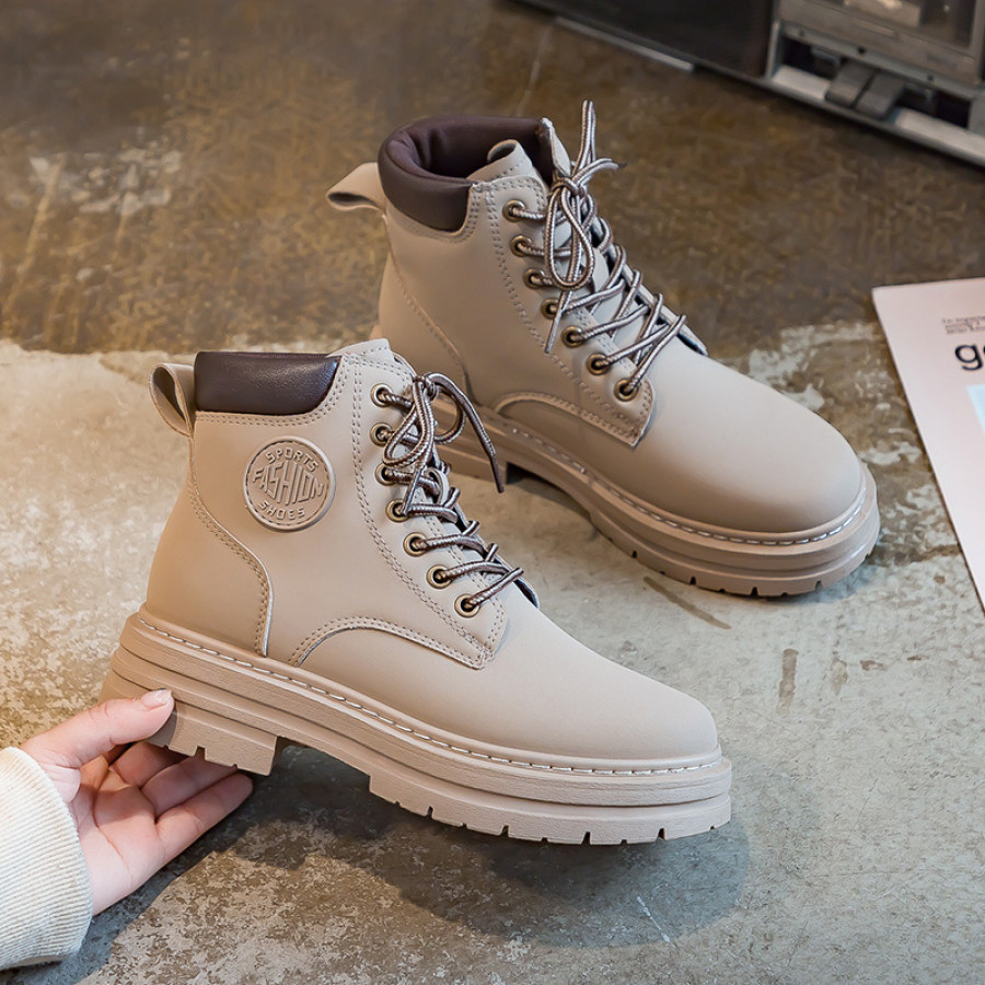 Ботинки женские/мужские Martin арт ОБ320 цвет: серый