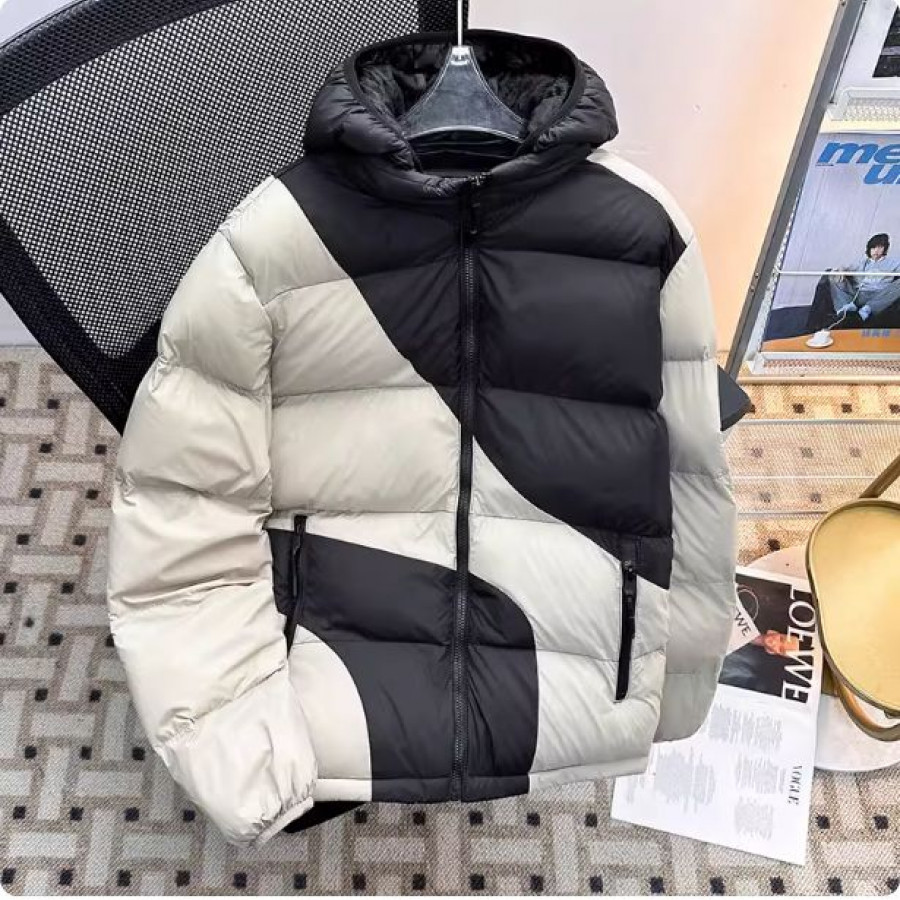 Куртка мужская, арт МВ3, цвет: черный-хаки