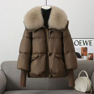 Куртка женская, арт НКЖ34, цвет: кофе