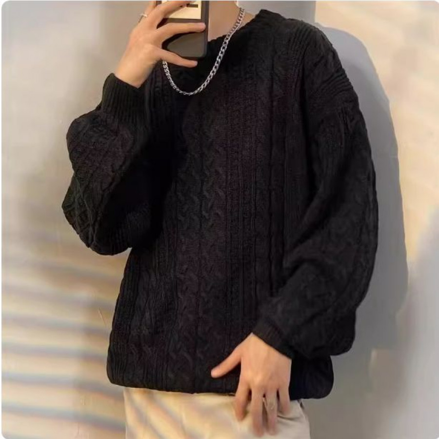 Свитер мужской, арт МТ1, цвет: черный