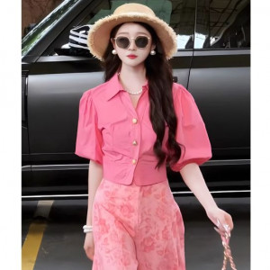 Блузка женская, арт ОФ23, цвет: розовый