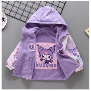 Ветровка двусторонняя арт КД279, цвет: фиолетовый